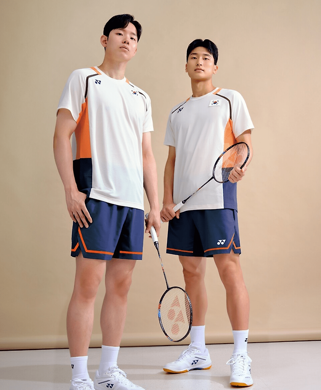 아시안게임 남자 복식 금메달을 노리는 서승재와 김원호. 요넥스 코리아 제공