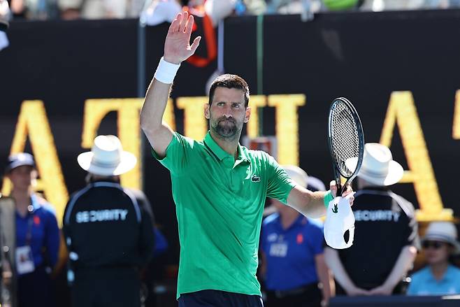 2026 호주오픈 남자단식에서 기권승을 거두고 8강에 진출한 조코비치