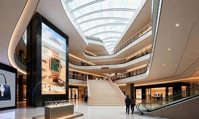 LG전자 초고화질 LED 사이니지 'LG 매그니트'. LG전자 제공