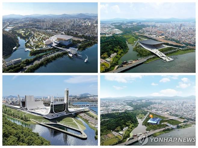 울산시가 지난해 12월 발표한 세계적 수준의 공연장 건립을 위한 '기획디자인 국제지명공모' 작품. 연합뉴스