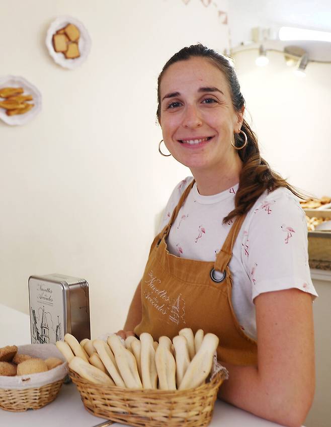 ‘레나베트 데자쿨레’를 부친과 함께 운영하는 마리쥘리 오르소니. 박미향 기자