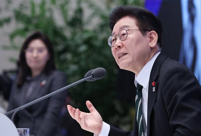 ▲이재명 대통령 신년 기자회견 [연합뉴스]