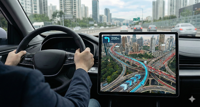 하반기에 출시하는 티맵의 3D 지도. [티맵모빌리티]