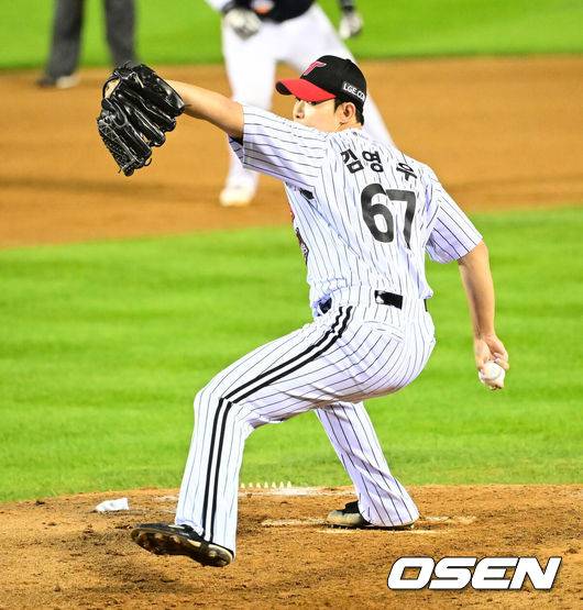 [OSEN=지형준 기자] LG 김영우. 2025.10.27 /jpnews@osen.co.kr