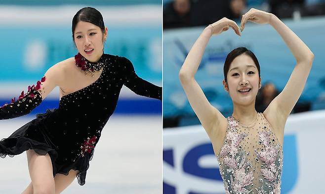 이해인(왼쪽부터), 신지아