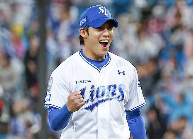 “원태인 넘보지 마!” 10억원 준 삼성, FA 이적시 최대 30억원 보상