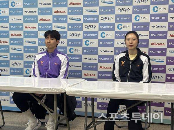 김우진-양효진 / 사진=신서영 기자