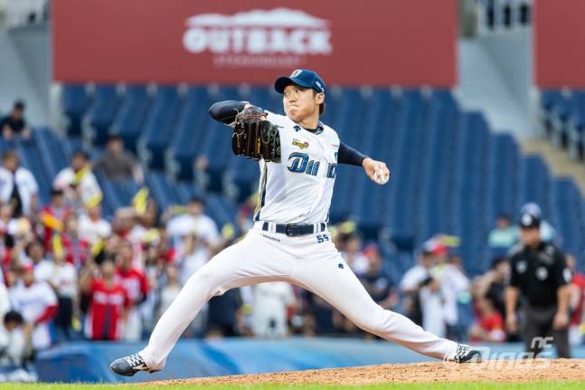 구창모의 투구 모습. /사진=NC 다이노스 제공