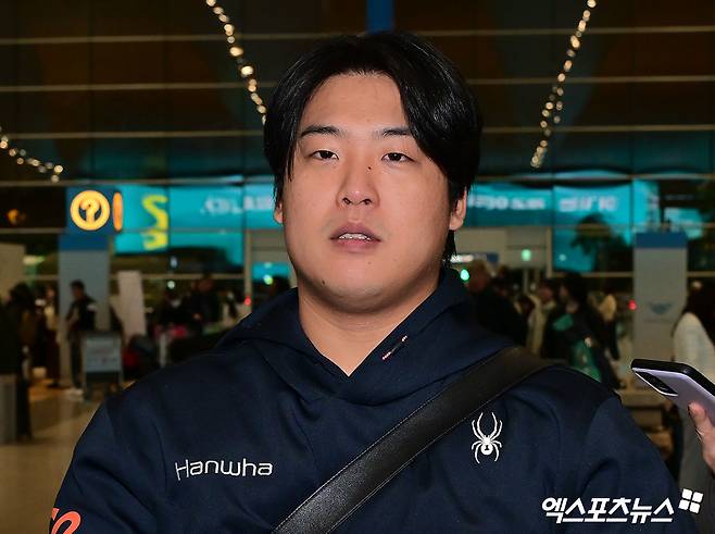 2025시즌 종료 후 4년 총액 100억 원을 받고 KT 위즈에서 한화 이글스로 FA 이적한 강백호. 사진 엑스포츠뉴스 DB