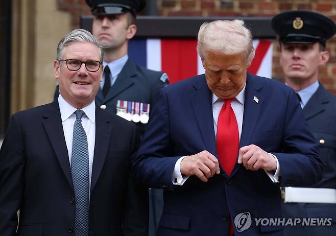 키어 스타머 영국 총리와 도널드 트럼프 미국 대통령 [EPA 연합뉴스 자료사진]