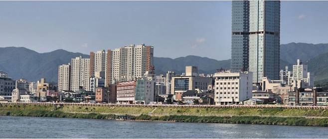 양평군청 인근 남한강변 경관  [양평군 제공. 재판매 및 DB 금지]