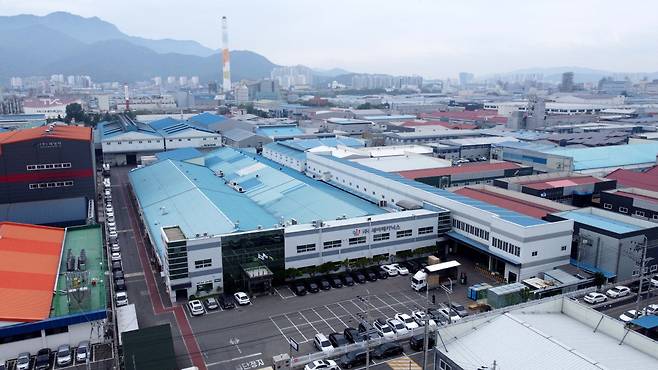 경북 구미시 세아메카닉스 공장 전경. 신태현 기자 holjjak@