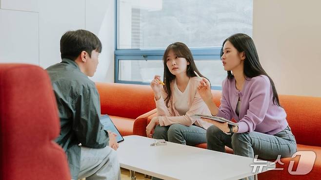 단국대 학생들이 토론을 하고 있는 모습.(단국대 제공)