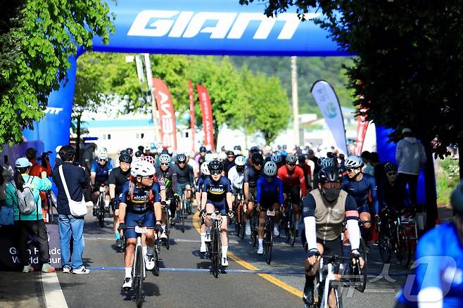 '2025 설악 그란폰도 대회' 관련 사진./뉴스1 DB