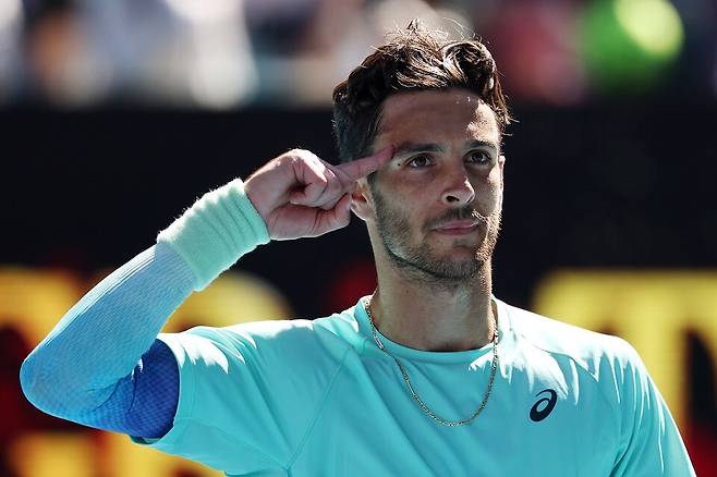 '한손백핸더의 자존심' 무제티, 생애 첫 호주오픈 8강.. 라이브랭킹 3위 껑충