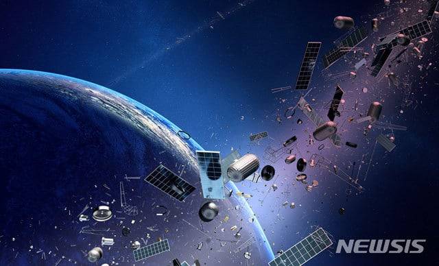 우주쓰레기 그래픽./뉴시스
