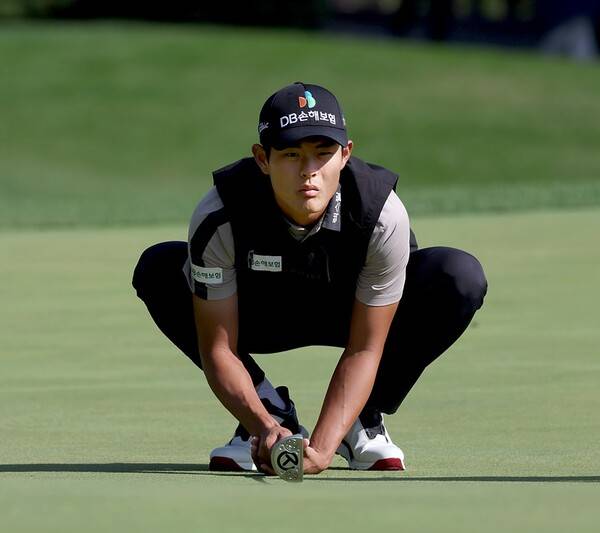 한국프로골프투어가 주관하는 2026 KPGA 제1회 JP라이프스타일 윈터투어 대회에서 우승 경쟁한 장희민 프로. 사진제공=KPGA&nbsp;(사진을 무단으로 사용하지 마십시오.)