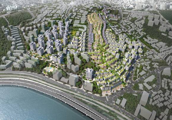 서울 용산구 보광동 한남3구역 재개발 조감도. [사진=용산구]