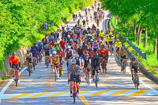 설악그란폰도 대회. 인제군 제공