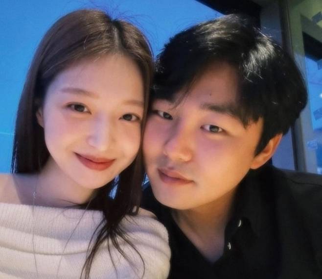 김지연, 정철원. 사진l김지연 SNS 캡처