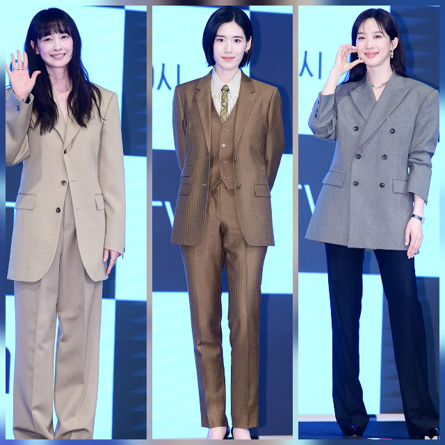 “시청률 10% 목표” 이나영·정은채·이청아, 수트로 완성한 ‘아너’의 다른 얼굴들