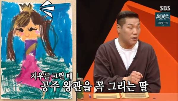 최지우 “6살 딸 나 그릴 때 왕관 그려, 나만큼 예뻐지려면 시간 걸려” (미우새)[어제TV]