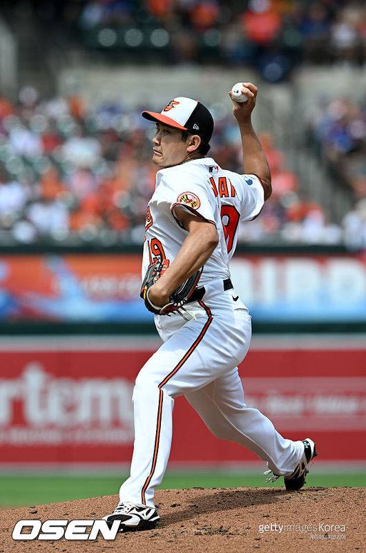 [사진] 볼티모어 오리올스 스가노 토모유키. ⓒGettyimages(무단전재 및 재배포 금지)