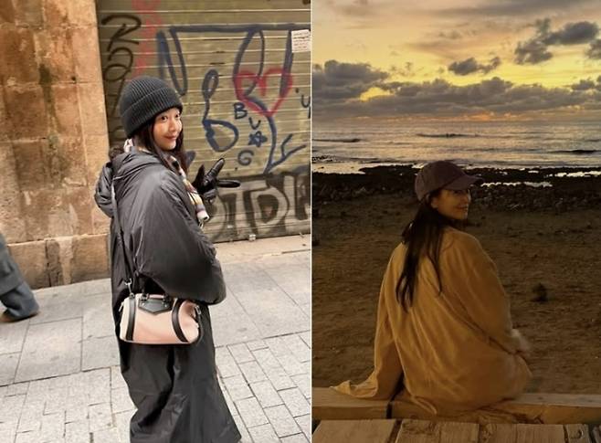 배우 신민아가 김우빈과 떠난 신혼여행지에서 찍은 사진들을 공개했다. 신민아 인스타그램