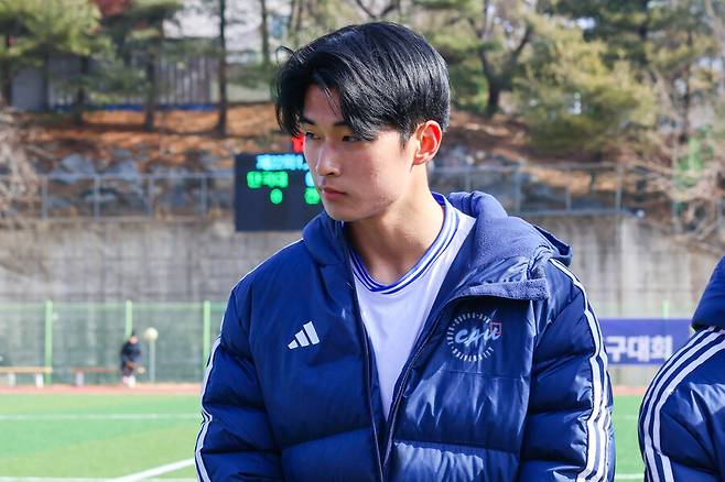 ▲ 중앙대 박준. ⓒ한국대학축구연맹