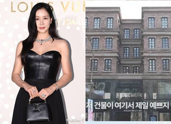 고소영 DB, 유튜브에 나온 고소영 건물.