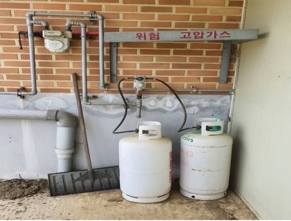 ▲ LPG 용기 사용가구 시설 개선 사업 후 모습-예산군 제공
