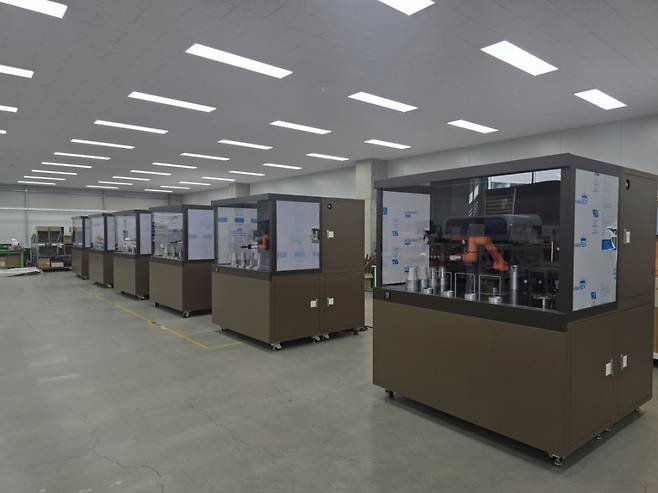 플레토로보틱스 AI 커피로봇.[사진=플레토로보틱스]