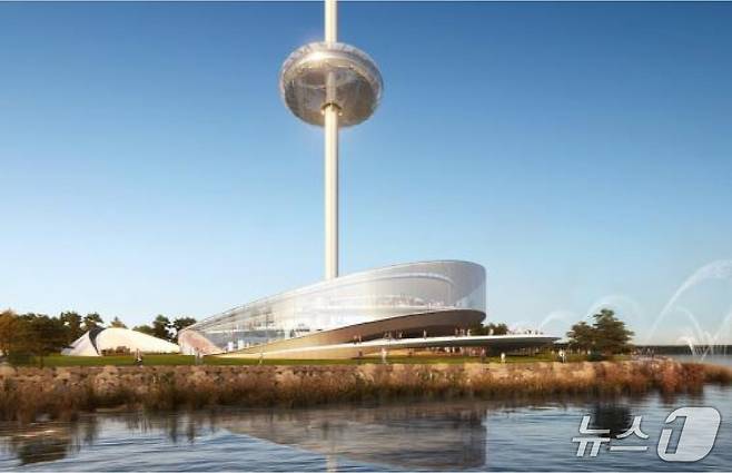 민선 8기 강원 강릉시가 경포 일대에 건립을 추진 중인 '강릉형 EYE 360' 전망대.(강릉시 제공, 재판매 및 DB 금지)