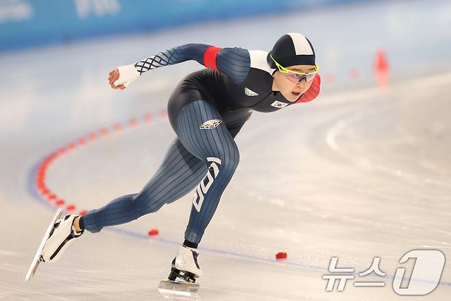 김민선은 2026 밀라노·코르티나담페초 동계 올림픽 스피드스케이팅 여자 500m 메달 후보로 꼽힌다. 뉴스1 DB ⓒ News1 이승배 기자