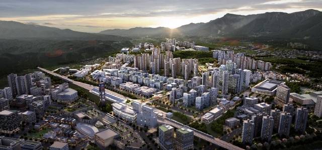 뉴온시티 조감도