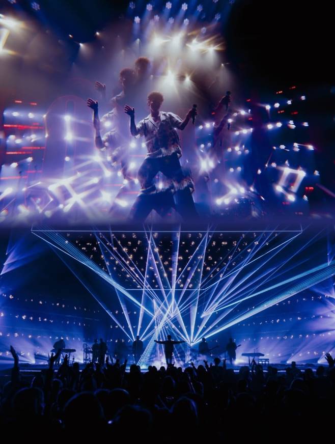 25년 12월 31일 브루노 마스 공연 / 사진. ⓒDaniel Ramos, 출처. brabrunomars 인스타그램