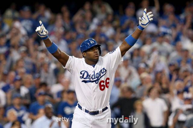 LA 다저스 시절 야시엘 푸이그./게티이미지코리아