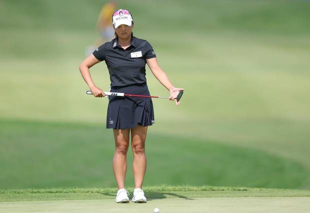 퍼팅을 준비하고 있는 고진영. 사진 제공=대홍기획