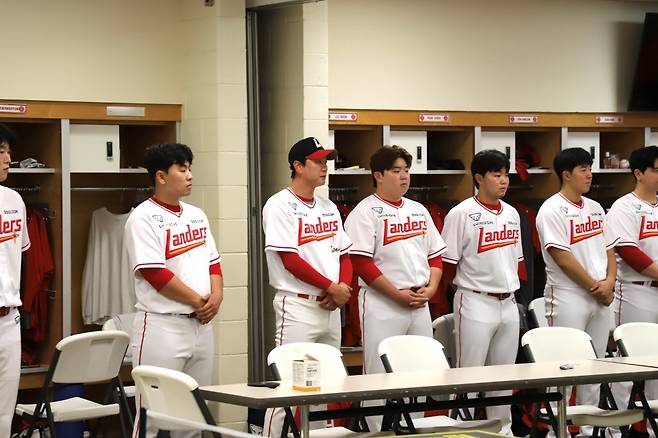 SSG 랜더스 선수단의 미국 플로리다 스프링캠프 훈련 모습. /사진=SSG 랜더스 제공