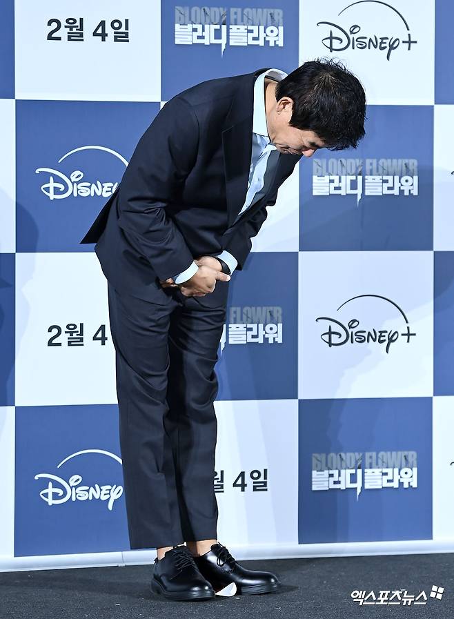 디즈니+'블러디 플라워' 제작발표회 현장