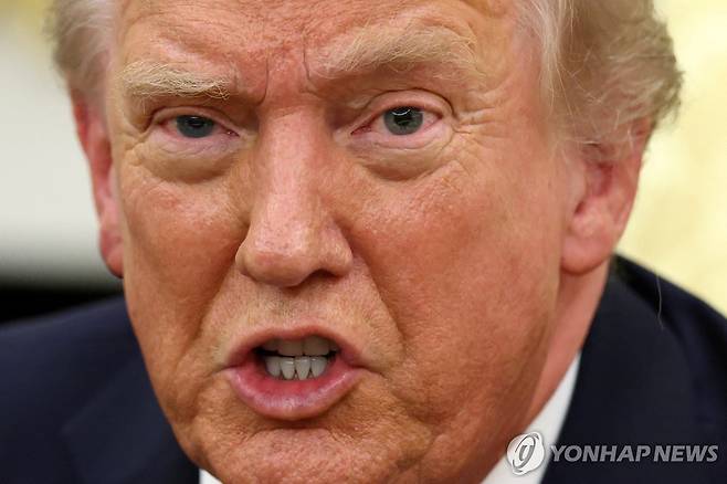 도널드 트럼프 미국 대통령 [로이터 연합뉴스 자료사진. 재판매 및 DB 금지]