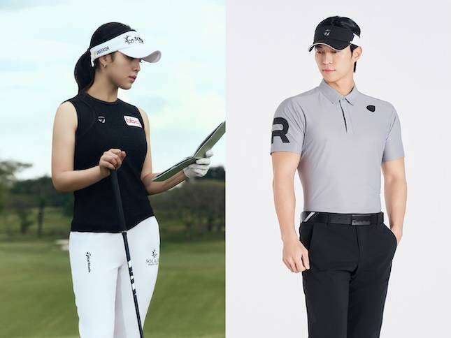 한성에프아이가 국내에서 전개하고 있는 테일러메이드 어패럴의 지난해 썸머 골프웨어 컬렉션. 한성에프아이는 F&F가 테일러메이드 인수에 투자하기 직전 테일러메이드의 국내 의류 라이선스를 확보했다. / 사진=한성에프아이