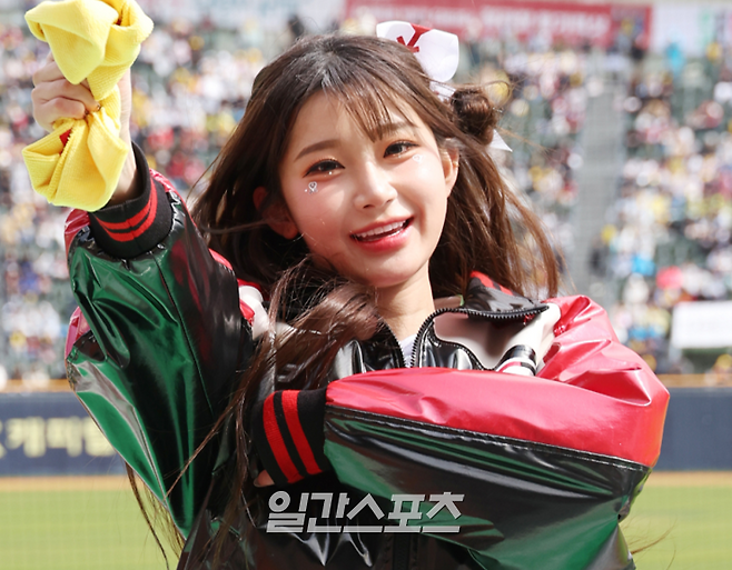 이주은 치어리더. [사진 일간스포츠 김민규 기자]