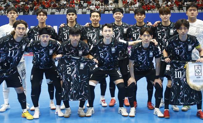 27일(한국시간) 인도네시아 자카르타의 인도네시아 아레나에서 열린 2026 아시아축구연맹(AFC) 풋살 아시안컵 조별리그 A조 1차전 한국과 인도네시아의 경기 모습. /사진=AFC 제공