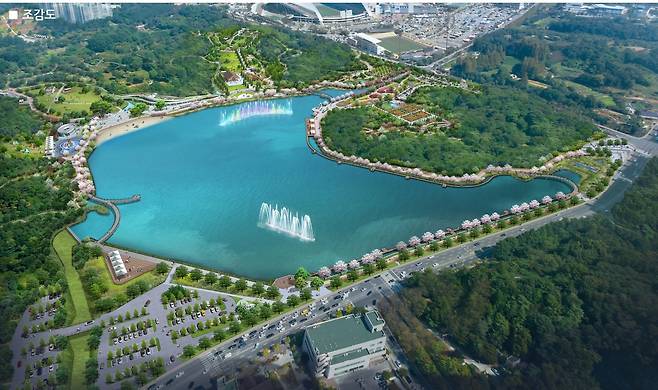 중앙공원 조감도 [광주시 제공]