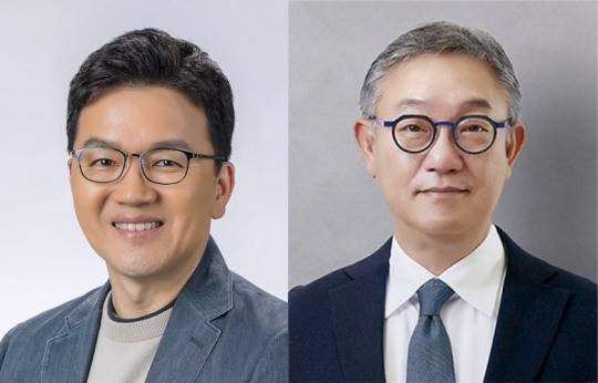 (왼쪽부터) 이준희 삼성SDS 대표이사, 현신균 LG CNS 대표이사. /사진=각 사