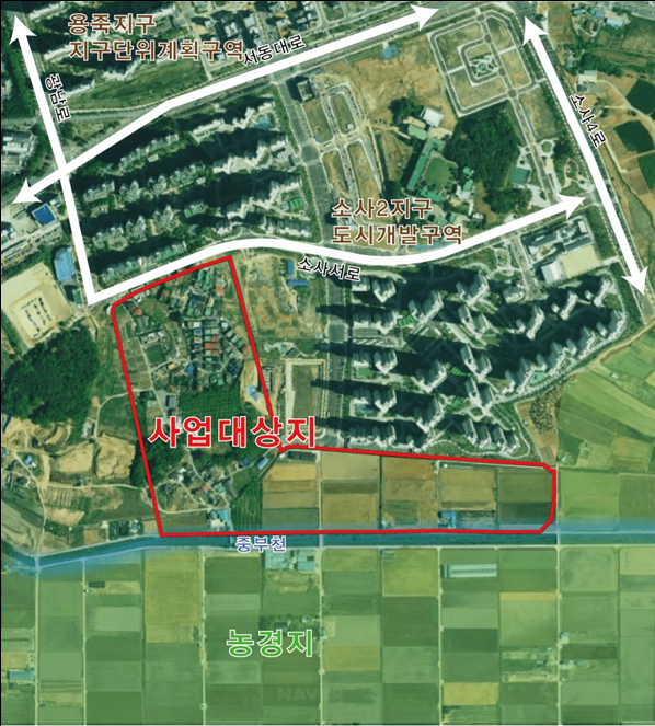 평택소사4도시개발사업지구. 평택시 제공