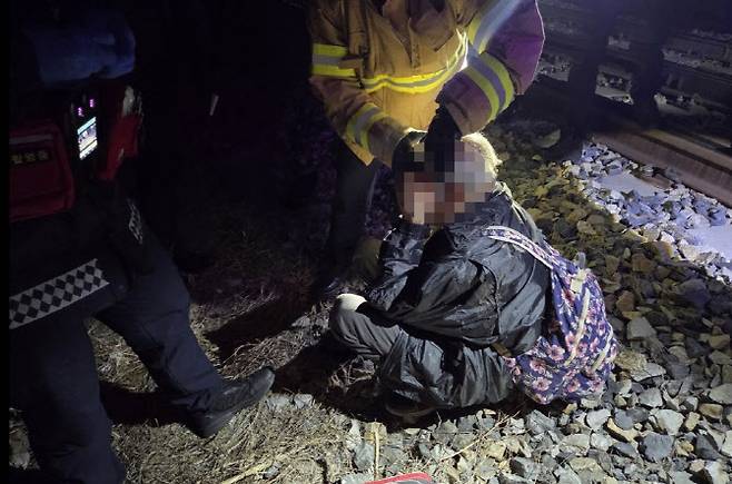 세종 조치원역 철길 사고. (사진=뉴스1)