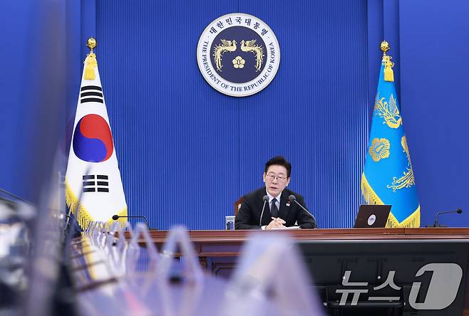 이재명 대통령이 29일 청와대에서 열린 수석보좌관회의에서 발언을 하고 있다. (청와대통신사진기자단) 2026.1.29/뉴스1 ⓒ News1 이재명 기자