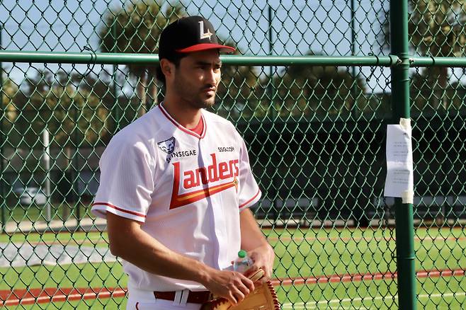 현재 미국 플로리다 스프링캠프를 소화 중인 미치 화이트. SSG 제공